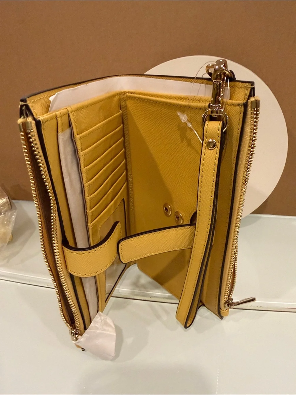 Michael Kors compact saffiano